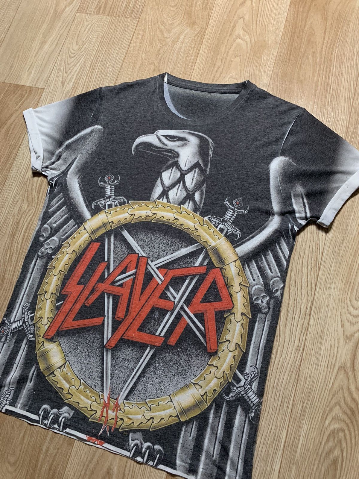 Band Tees Slayer 2016 Big Logo T-Shirt Size US M / EU 48-50 / 2 - 2 Thumbnail