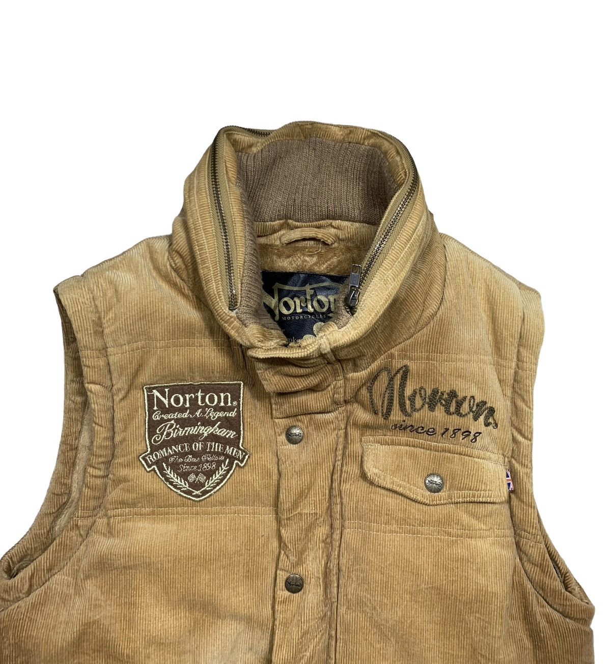Norton Norton Motorcycle Corduroy Vest Best Machine Size US M / EU 48-50 / 2 - 3 Thumbnail