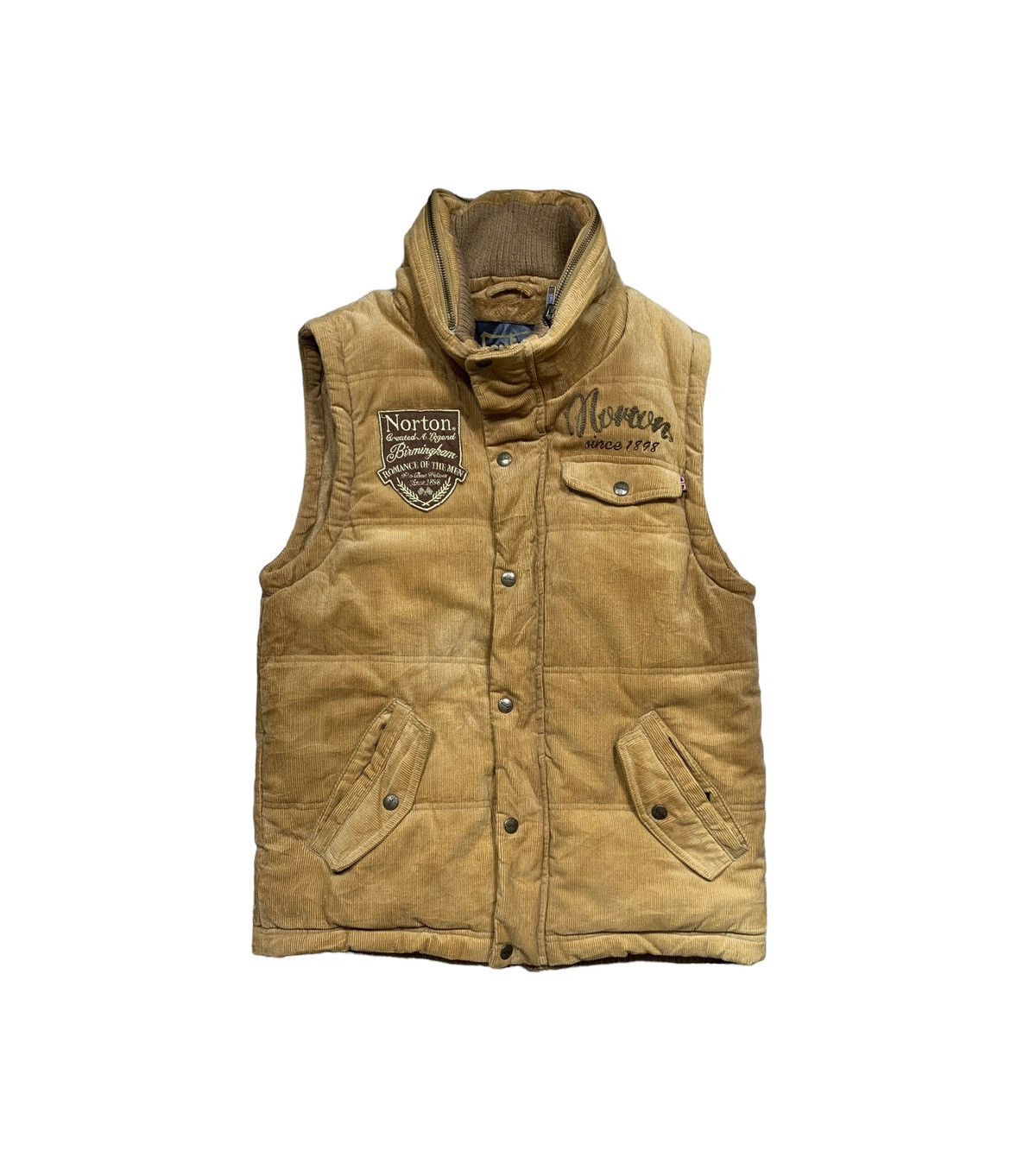 Norton Norton Motorcycle Corduroy Vest Best Machine Size US M / EU 48-50 / 2 - 1 Thumbnail