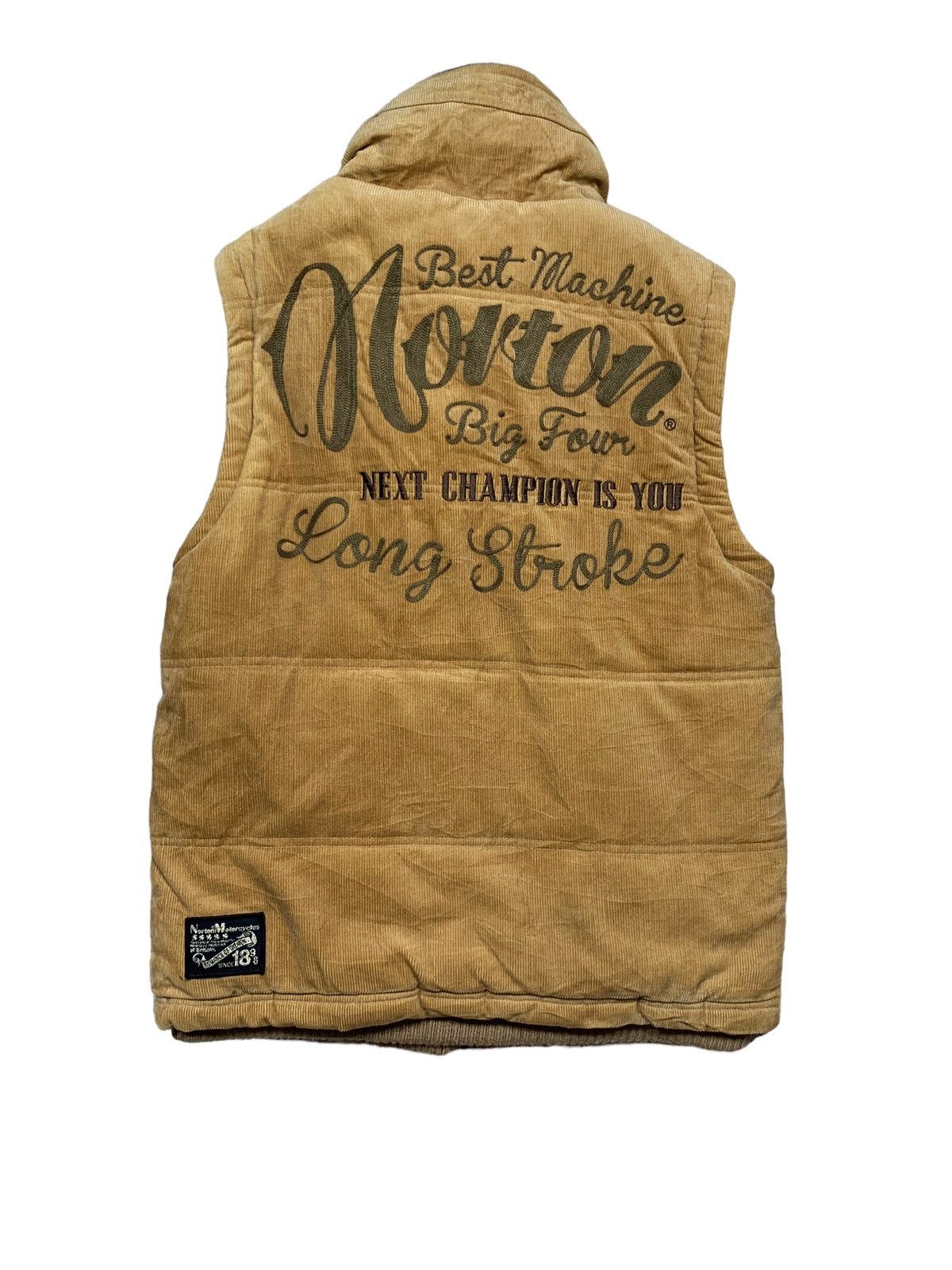 Norton Norton Motorcycle Corduroy Vest Best Machine Size US M / EU 48-50 / 2 - 2 Thumbnail
