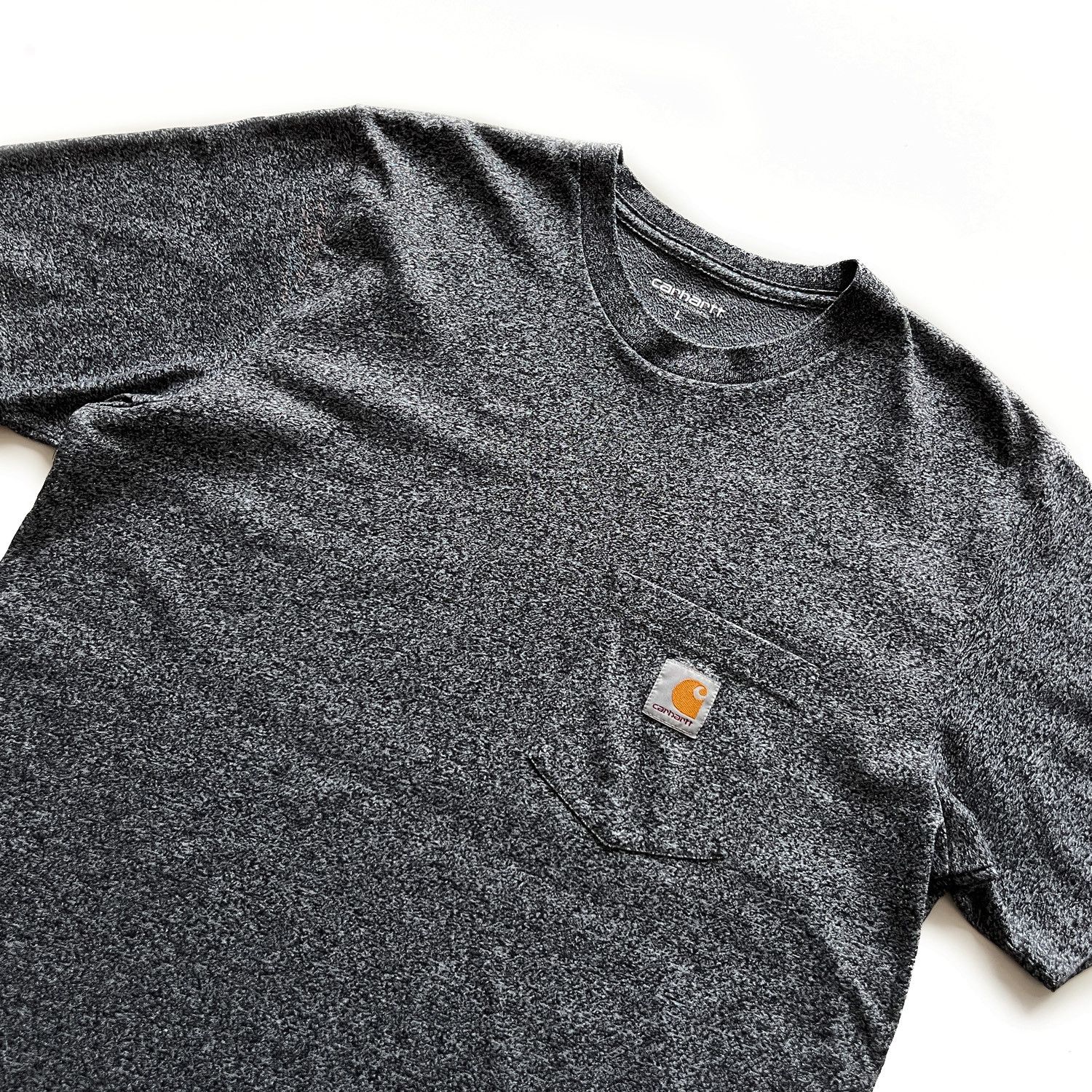 Carhartt Wip S/S Pocket T-Shirt in Charcoal Heather Grey Size US M / EU 48-50 / 2 - 2 Thumbnail