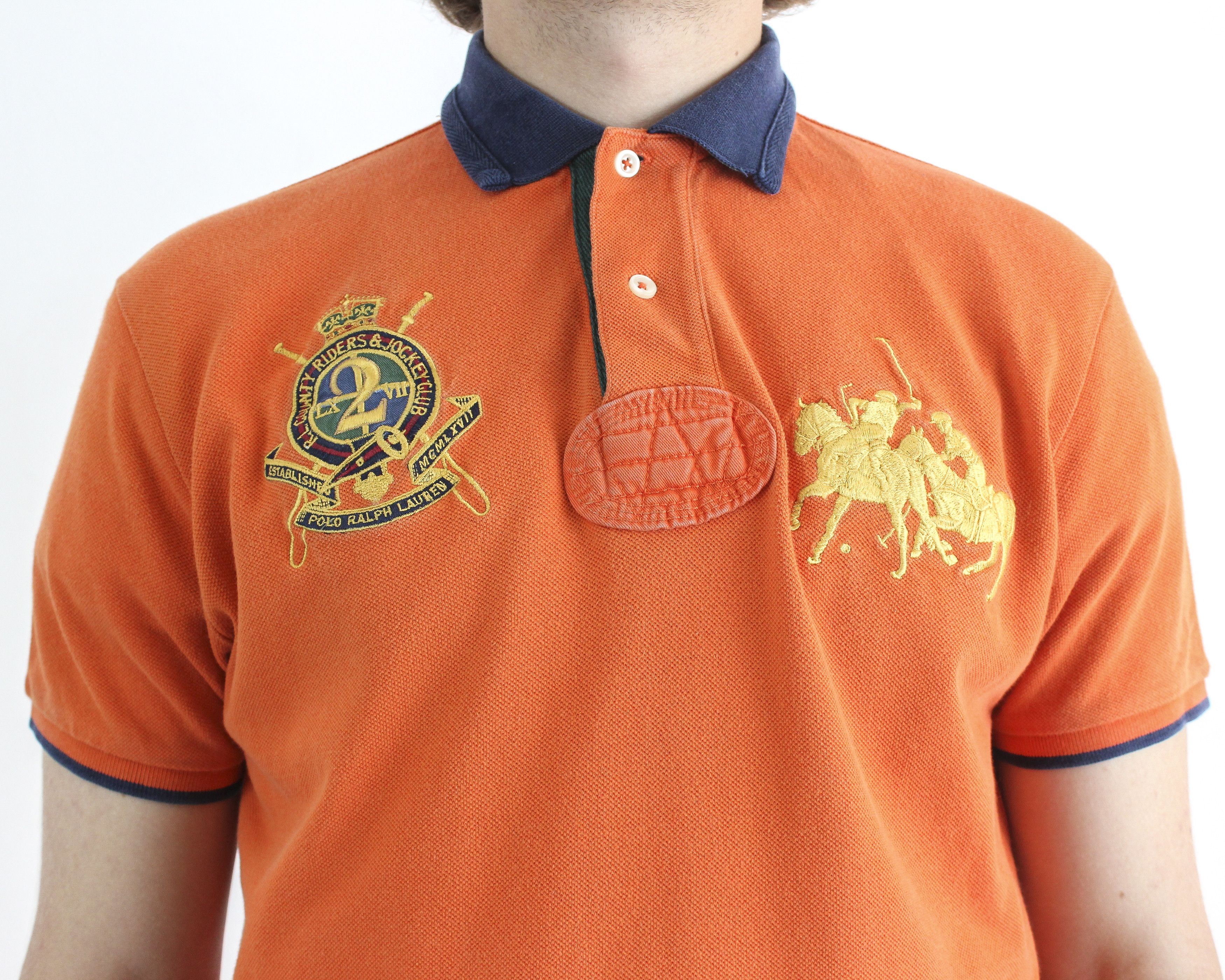 Polo Ralph Lauren Men M Retro Short Sleeve Vintage Shirt Embroidered Polo Size US M / EU 48-50 / 2 - 4 Thumbnail