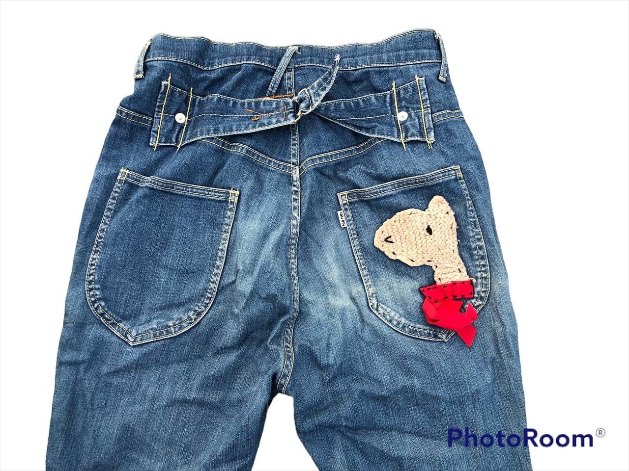 Issey Miyake × Ne-Net VINTAGE NE-NET BY ISSEY MIYAKE BUCKLE BACK DENIM Size US 28 / EU 44 - 4 Thumbnail