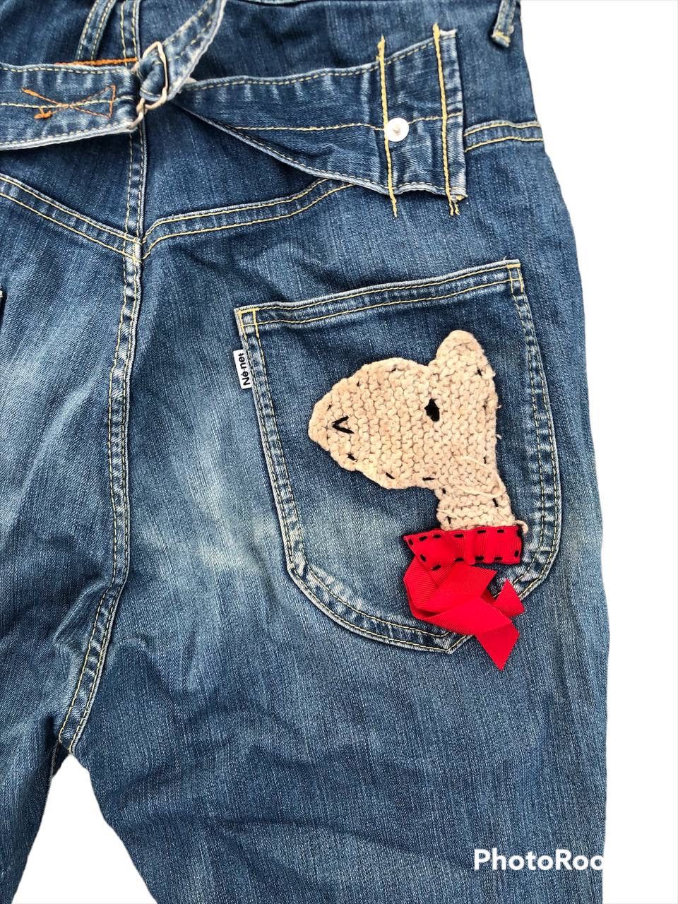 Issey Miyake × Ne-Net VINTAGE NE-NET BY ISSEY MIYAKE BUCKLE BACK DENIM Size US 28 / EU 44 - 5 Thumbnail