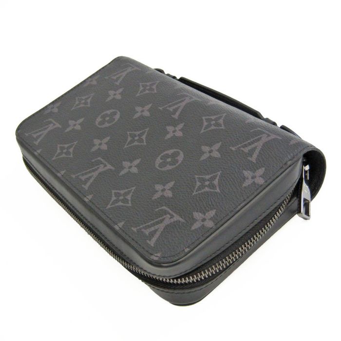 LOUIS VUITTON purse M61698 Zippy XL/Monogram Eclipse black mens Used