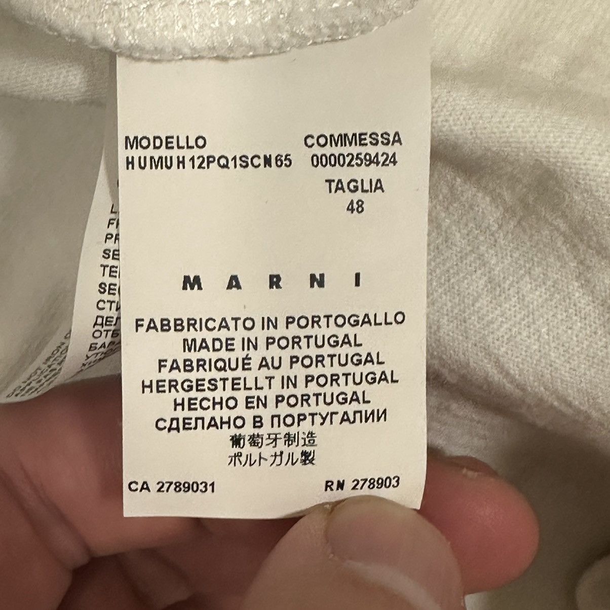 Marni Rare Vintage Iconic Marni Printed Cotton-Jersey T-Shirt Size US M / EU 48-50 / 2 - 4 Thumbnail