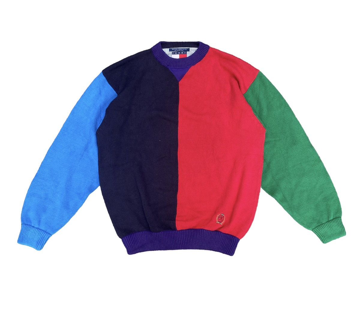 Tommy Hilfiger × Tommy Jeans Tommy Hilfiger Sweater Jumper Multicolour Size US L / EU 52-54 / 3 - 1 Thumbnail