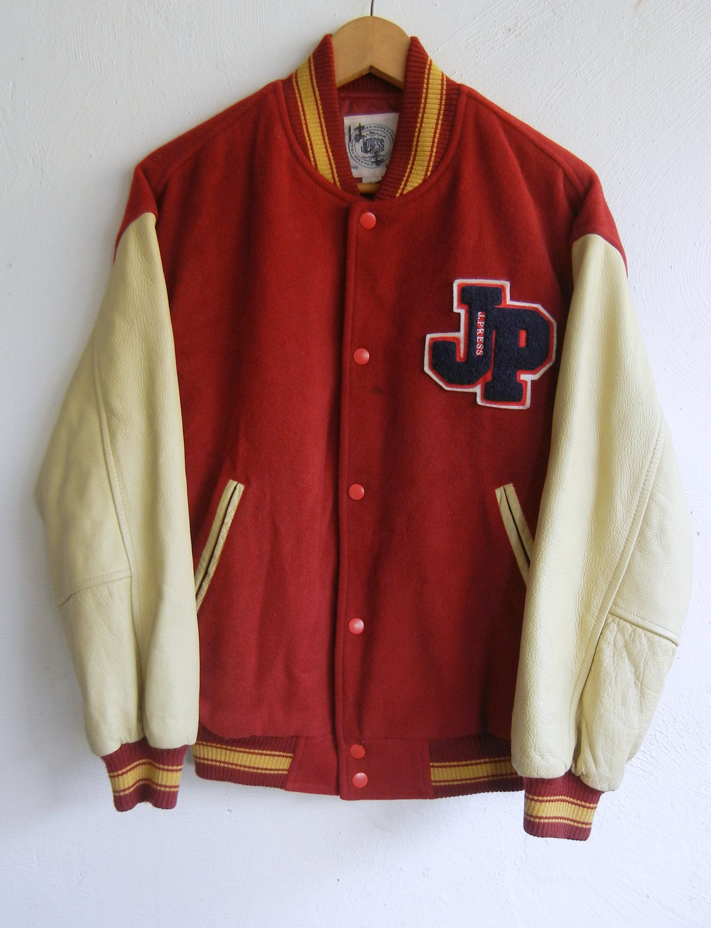 ジャケット・アウター 90's J.PRESS Wool&Leather Stadium JKT 90's J.PRESS Wool&Leather Stadium JKT