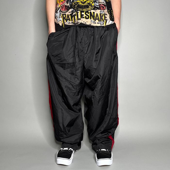 Vintage Starter Track Pants Jet Black Polyester Sweatpants Red Logo Baggy  Fit Mesh Lined Has Ankle Zippers 90s -  Canada