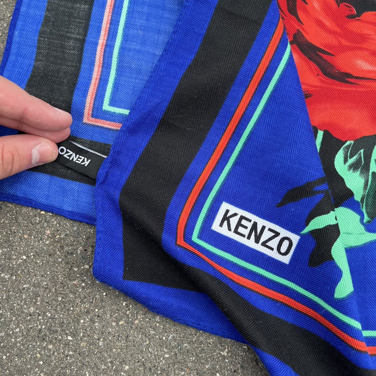 Kenzo Kenzo Floral Scarf Size ONE SIZE - 3 Thumbnail