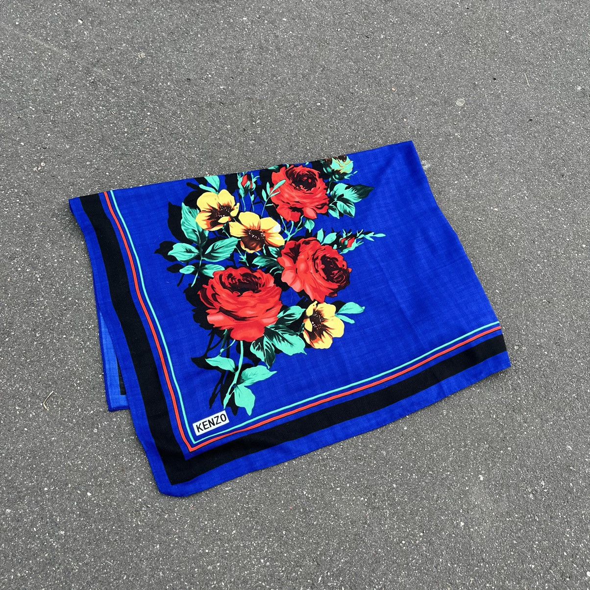Kenzo Kenzo Floral Scarf Size ONE SIZE - 2 Thumbnail