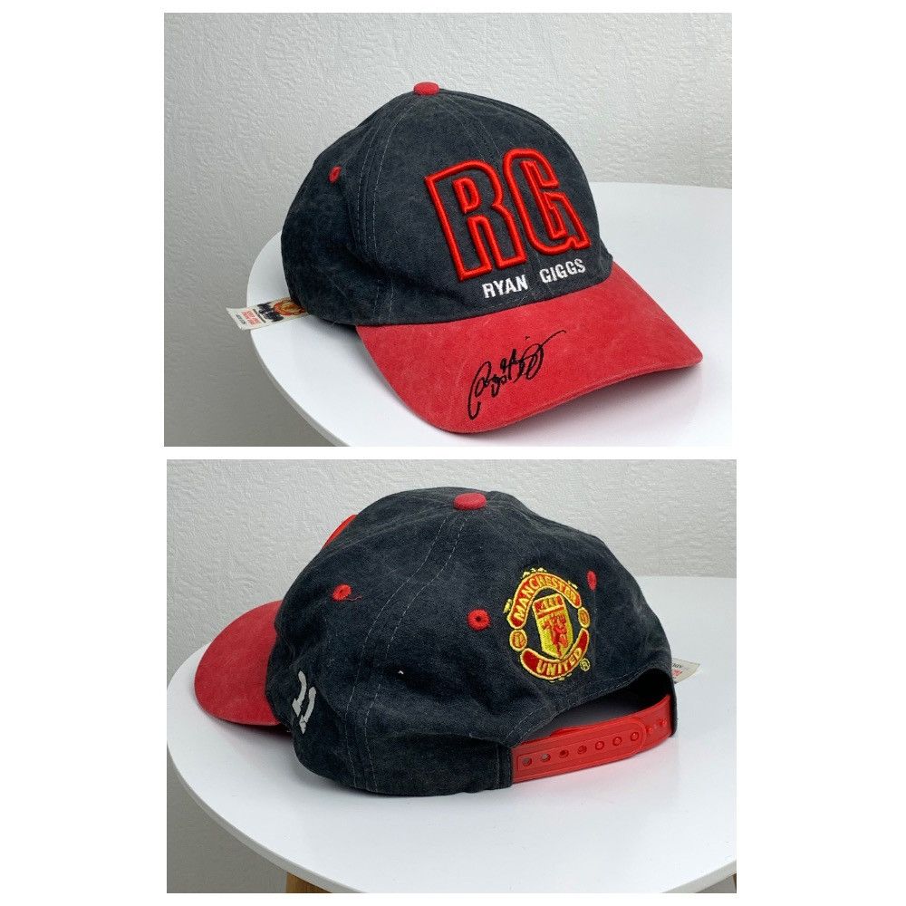Casquette Vintage Manchester United Ryan Giggs - Rouge, Officielle, Taille Unique