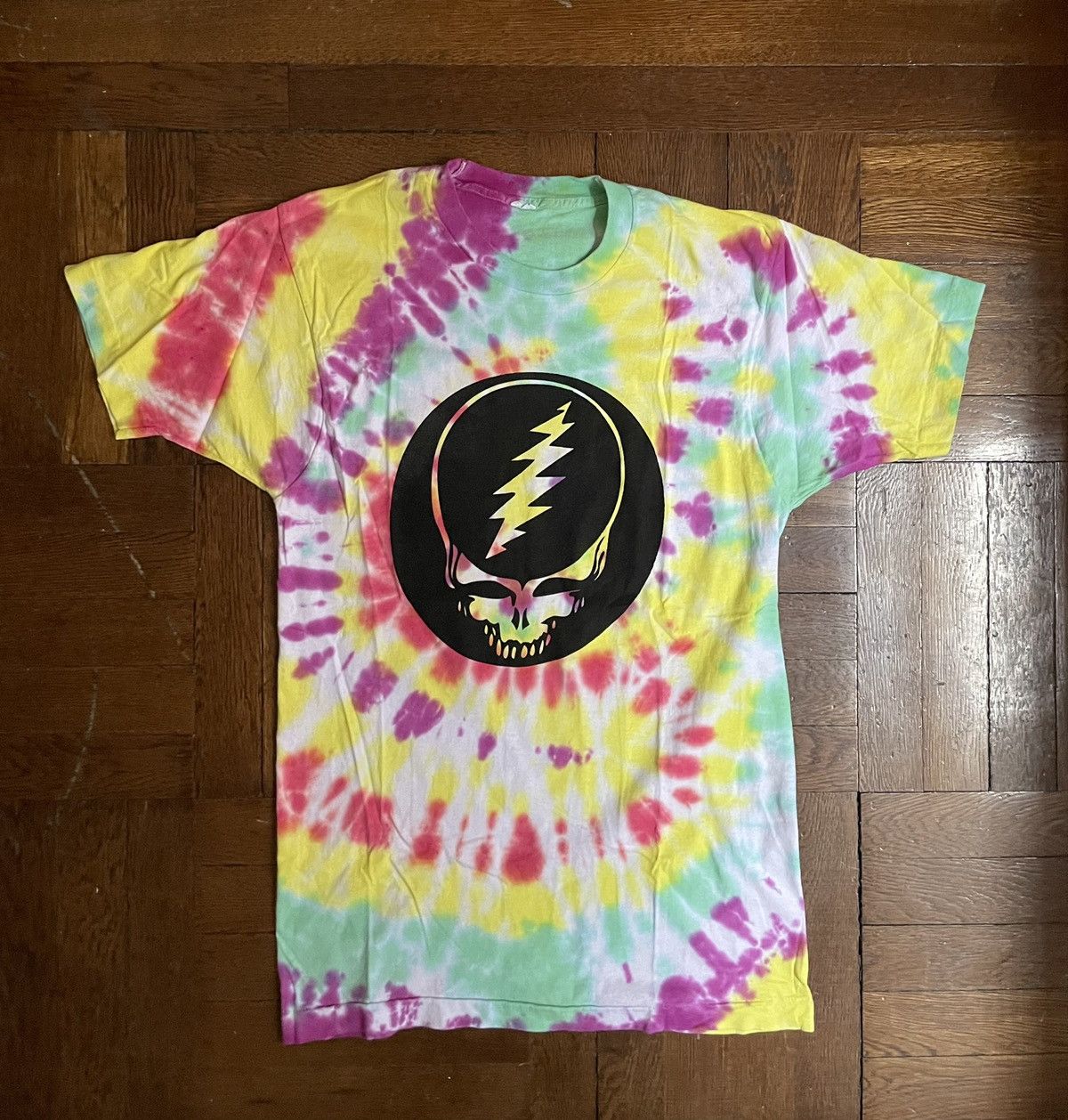 Tablier Grateful Dead Grey Tie Dye – The Essential – Powered By People – Neuf Avec étiquettes