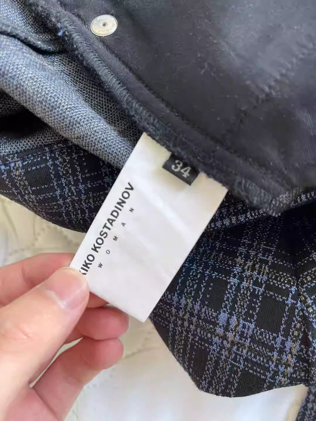Kiko Kostadinov kiko kostadinov plaid pants Size US 30 / EU 46 - 3 Thumbnail