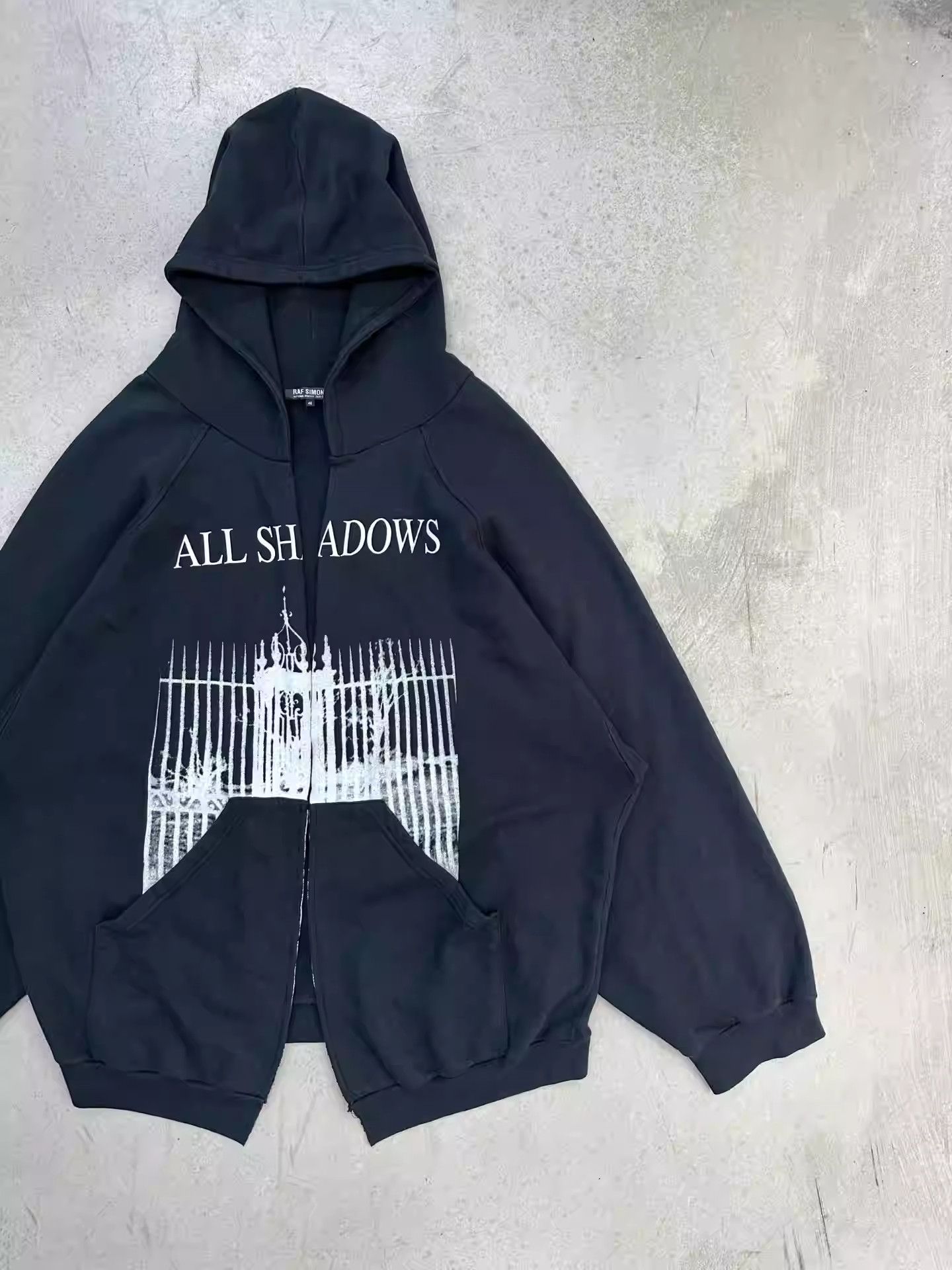 Raf Simons AW05 'All Shadows' Hoodie For Sale at 1stDibs  raf simons all  shadows hoodie, raf simons hoodie, raf simons sale