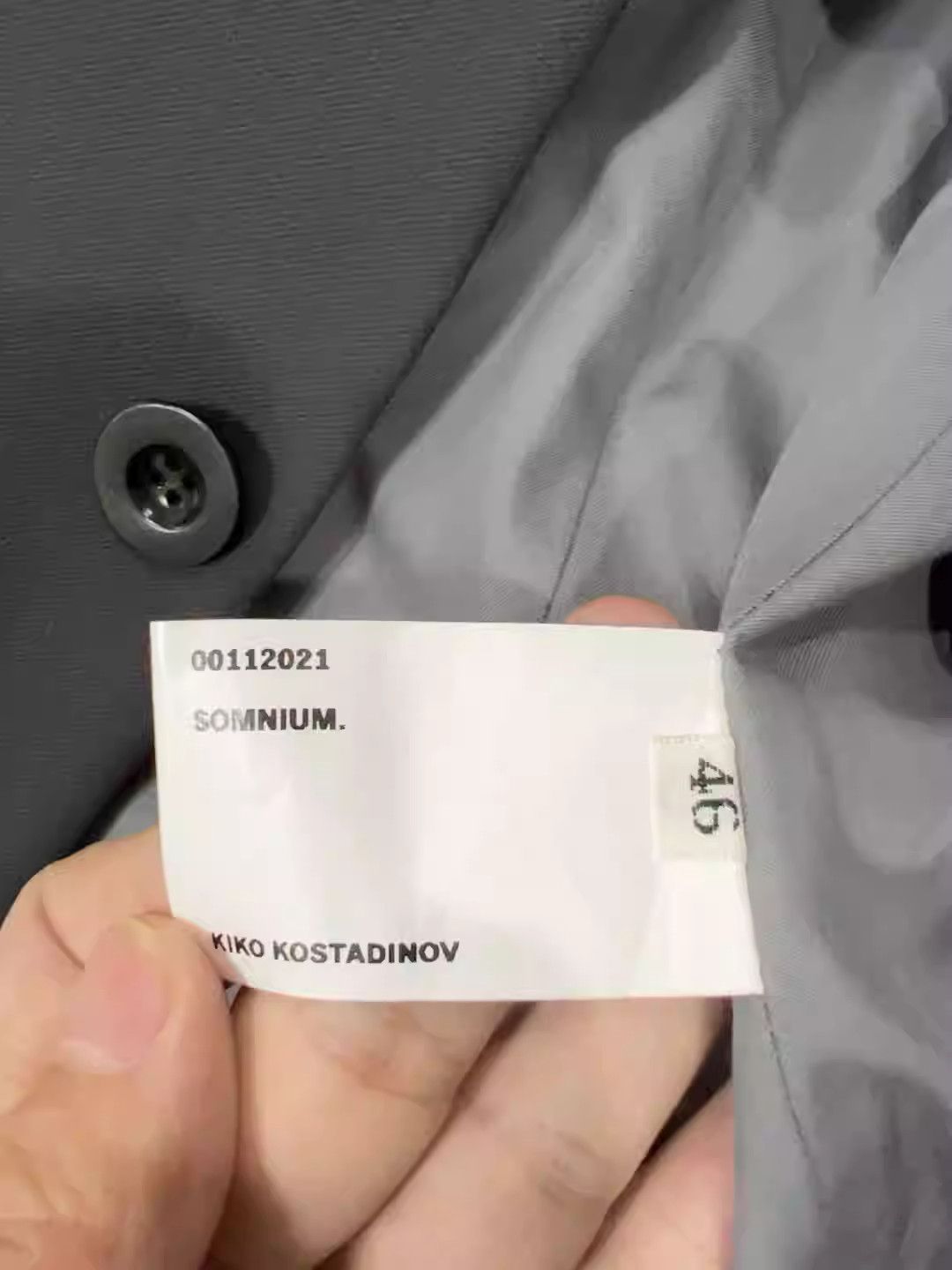Kiko Kostadinov Kiko Kostadinov 21FW Harkman Darted Shoulder Jacket Size US S / EU 44-46 / 1 - 3 Thumbnail