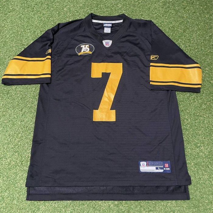 Pittsburgh Steelers Ben Roethlisberger Jersey Reebok Size 54 75th