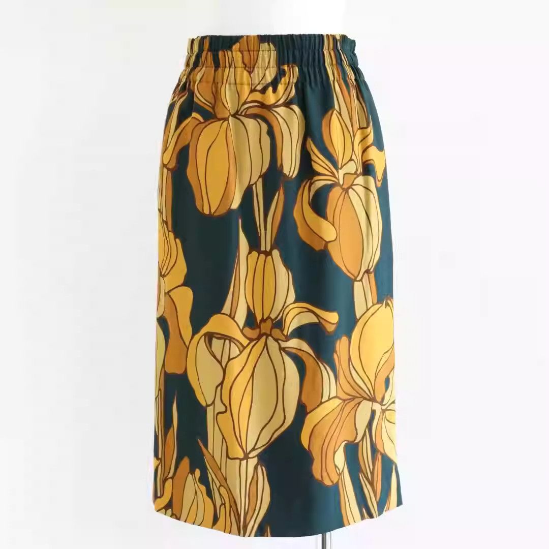 Dries Van Noten printed skirt
