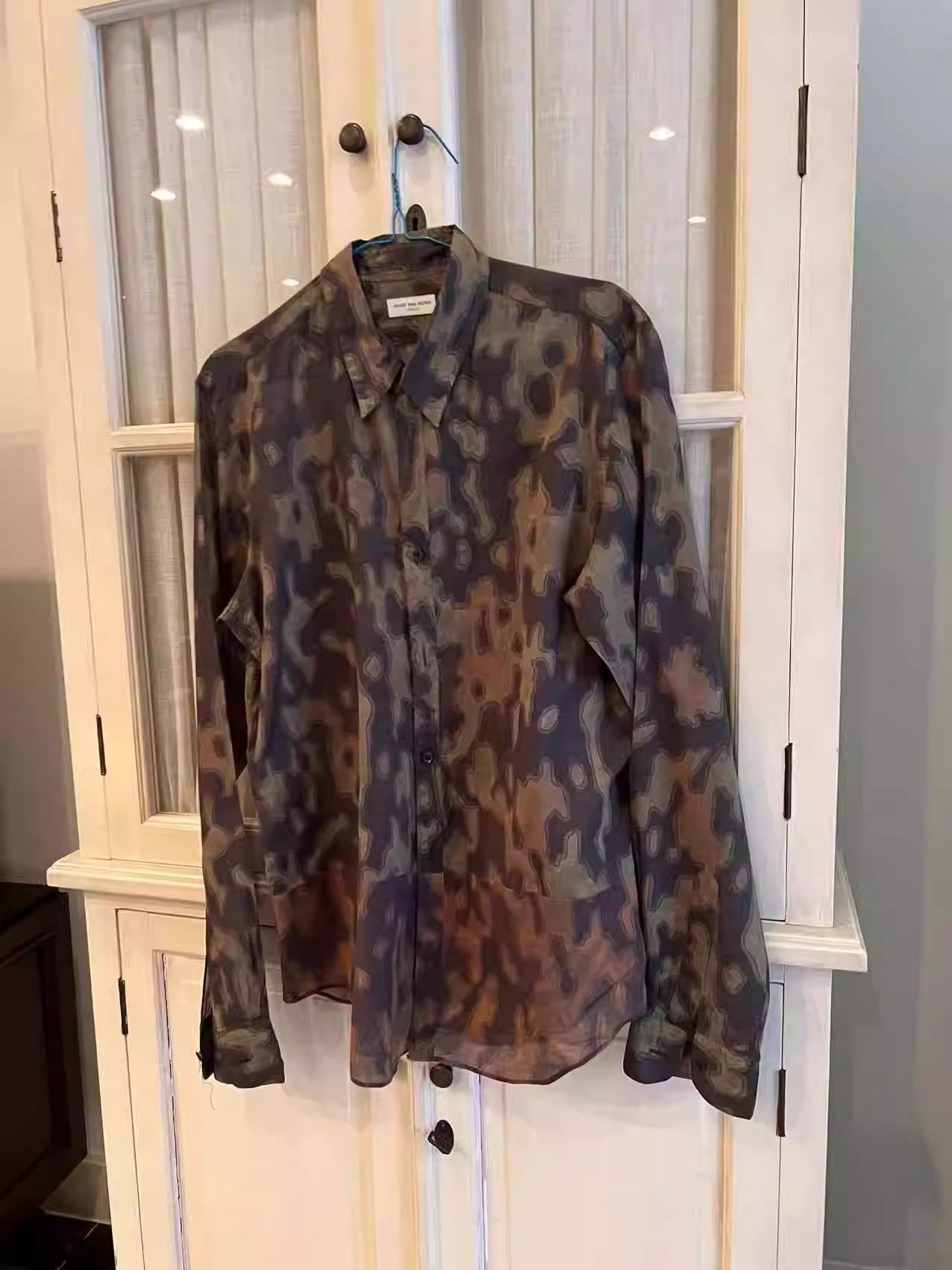 Dries Van Noten DRIES VAN NOTEN men's long-sleeved shirts Size US M / EU 48-50 / 2 - 3 Thumbnail