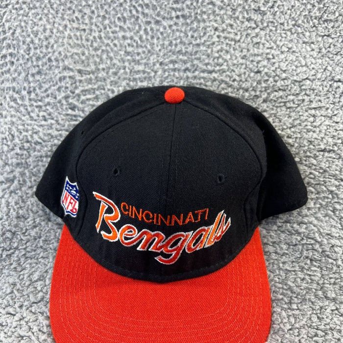 Vintage NFL Cincinnati Bengals Sports Specialties Shadow Snapback Hat – 