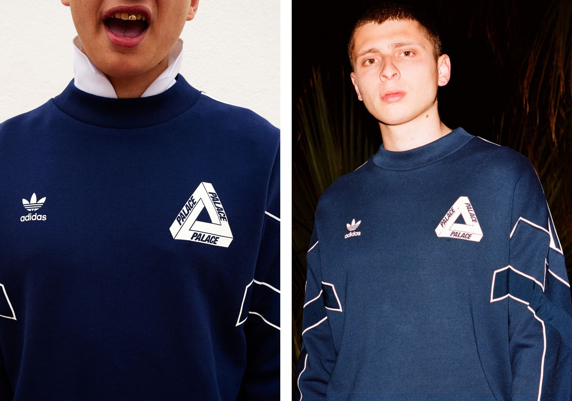 Palace x adidas crew neck online