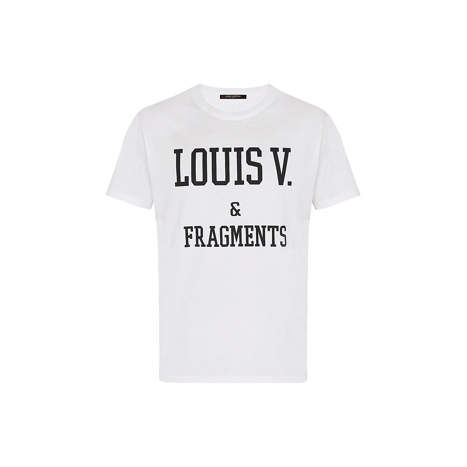 Louis Vuitton × Fragment Logo T-Shirt Tops Women Size S Cotton From Japan  USED