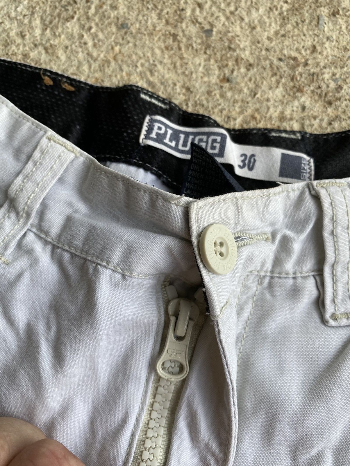 Japanese Brand × Vintage Vintage Y2K Plugg Jnco Style Distressed Cargo Shorts Size US 28 / EU 44 - 12 Thumbnail