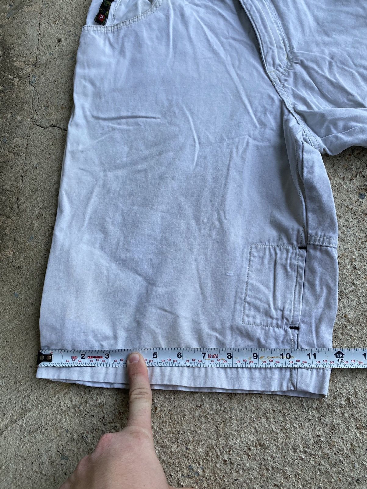 Japanese Brand × Vintage Vintage Y2K Plugg Jnco Style Distressed Cargo Shorts Size US 28 / EU 44 - 19 Thumbnail