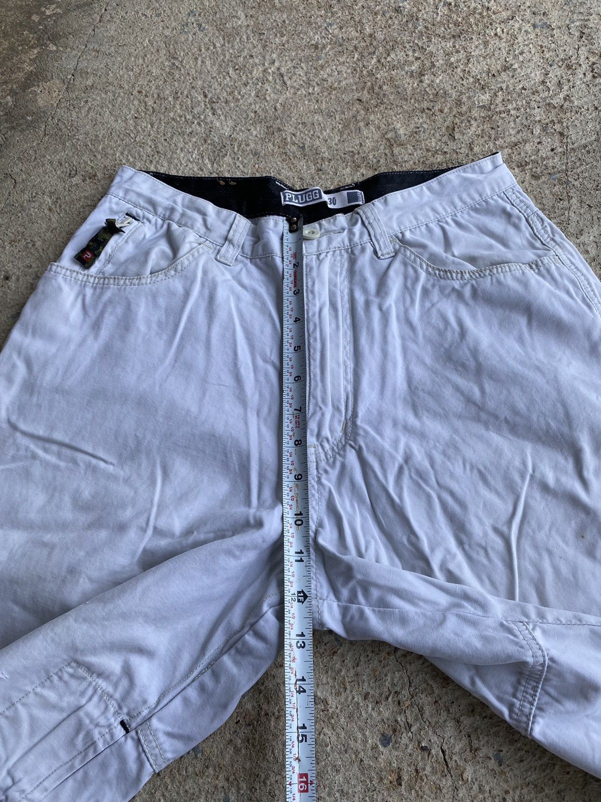 Japanese Brand × Vintage Vintage Y2K Plugg Jnco Style Distressed Cargo Shorts Size US 28 / EU 44 - 18 Thumbnail