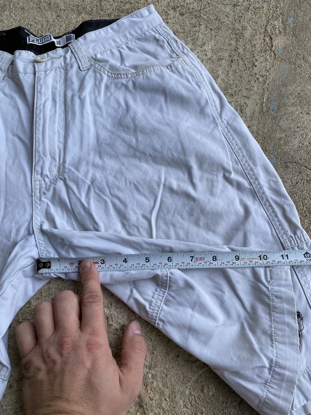 Japanese Brand × Vintage Vintage Y2K Plugg Jnco Style Distressed Cargo Shorts Size US 28 / EU 44 - 20 Thumbnail