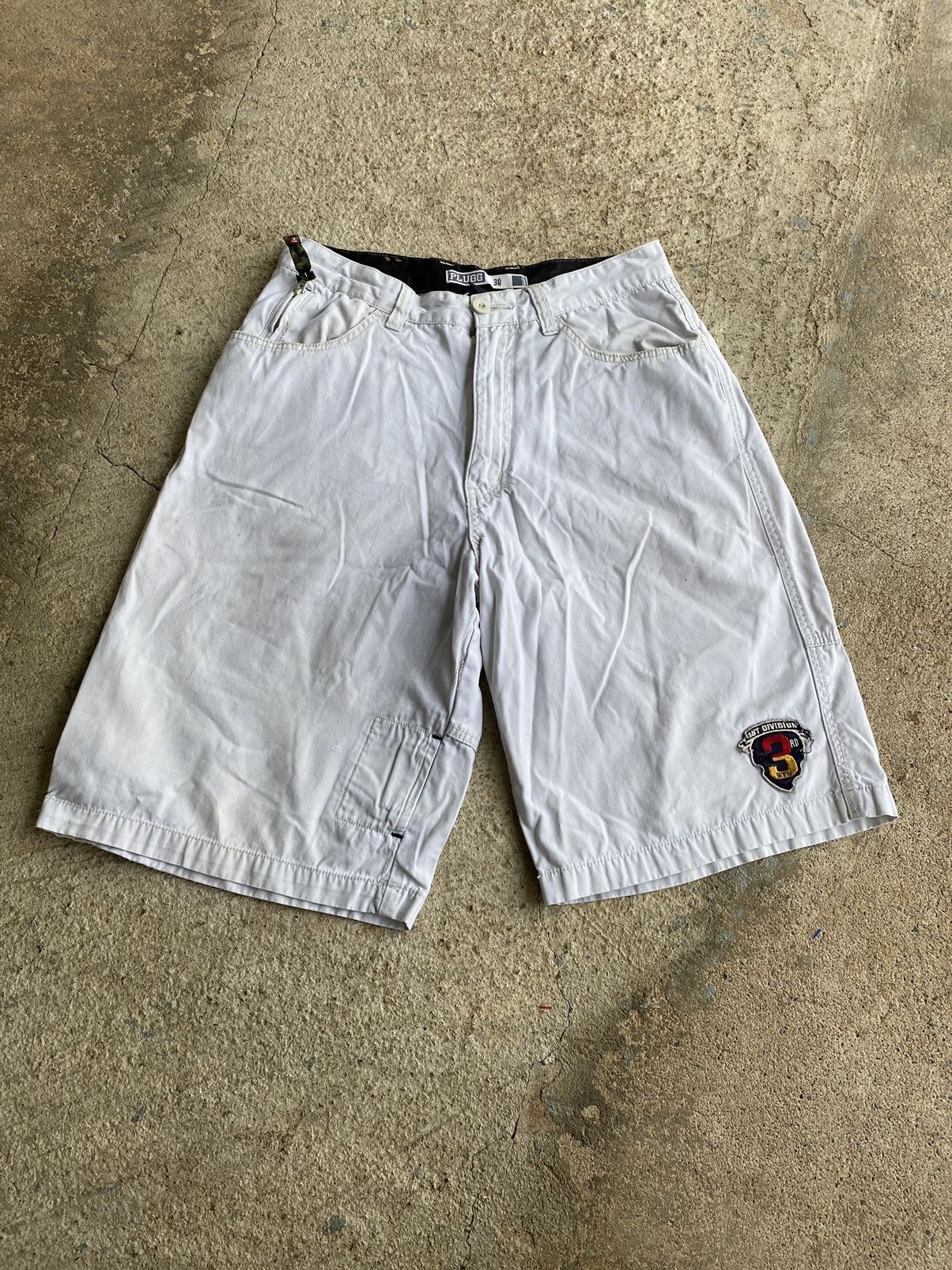 Japanese Brand × Vintage Vintage Y2K Plugg Jnco Style Distressed Cargo Shorts Size US 28 / EU 44 - 6 Thumbnail