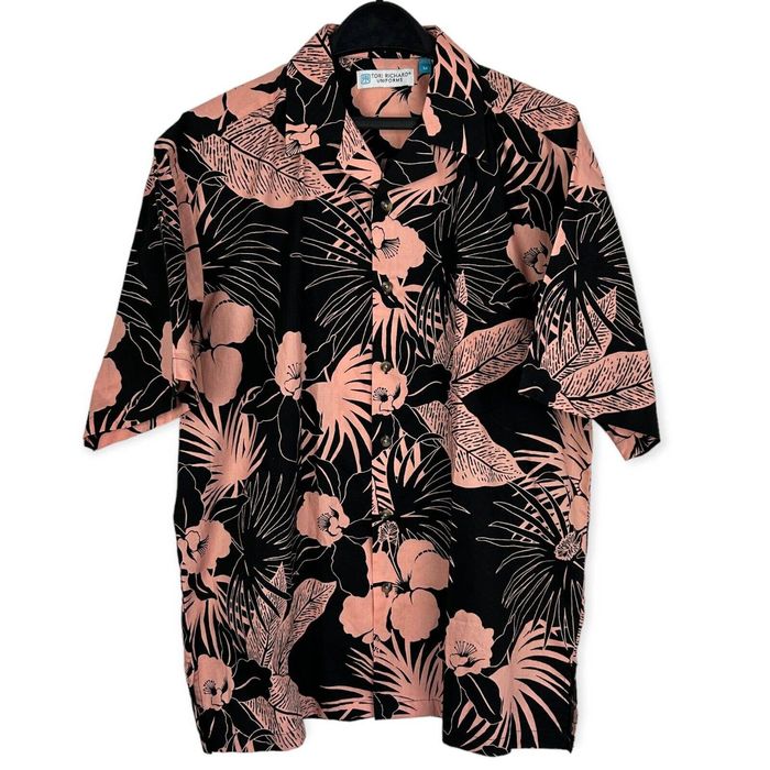 Tori Richard Tori Richard Uniforms Medium Cotton Aloha Floral Flower ...