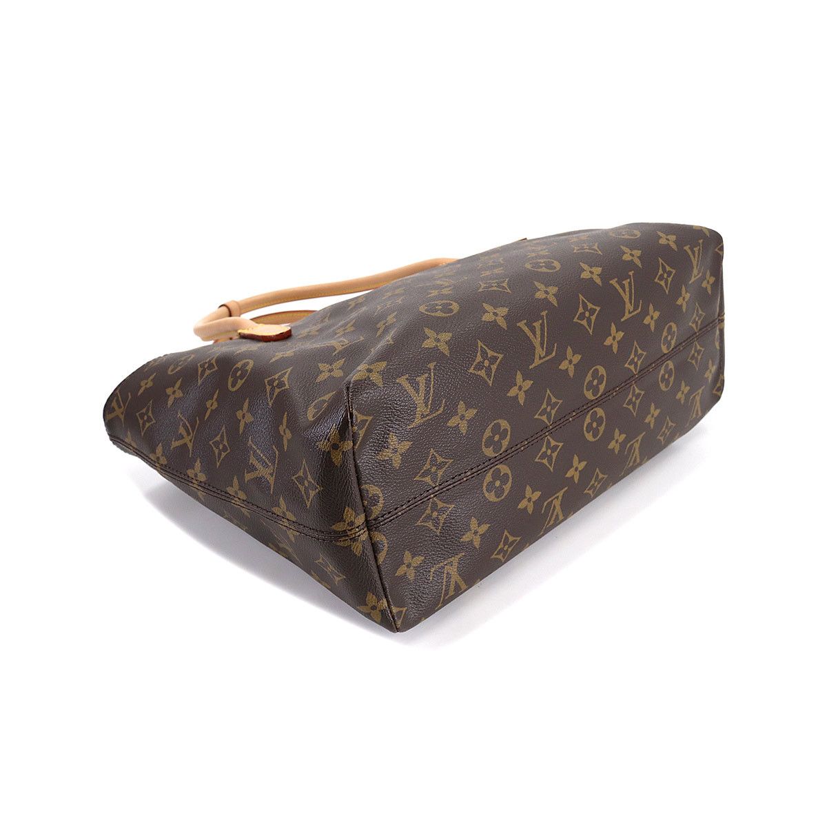 Louis Vuitton Monogram Raspail PM Shoulder Bag Brown Gold Hardware