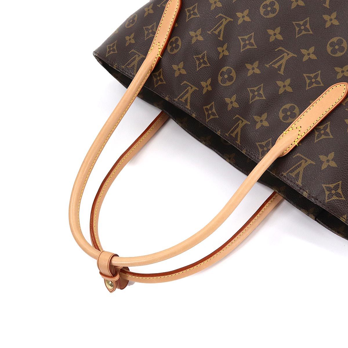 Louis Vuitton Monogram Raspail PM Shoulder Bag Brown Gold Hardware