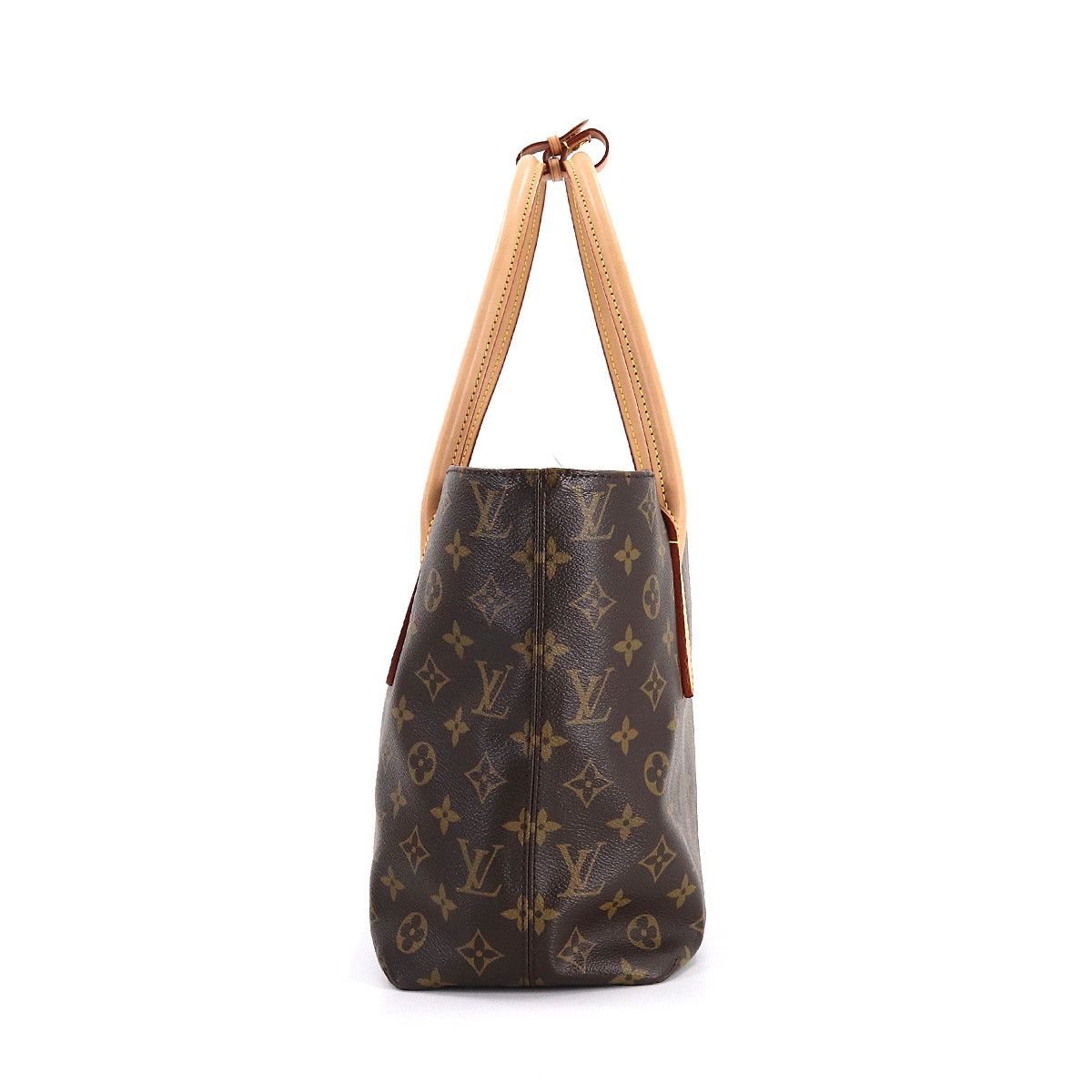 Louis Vuitton Monogram Raspail PM Shoulder Bag Brown Gold Hardware