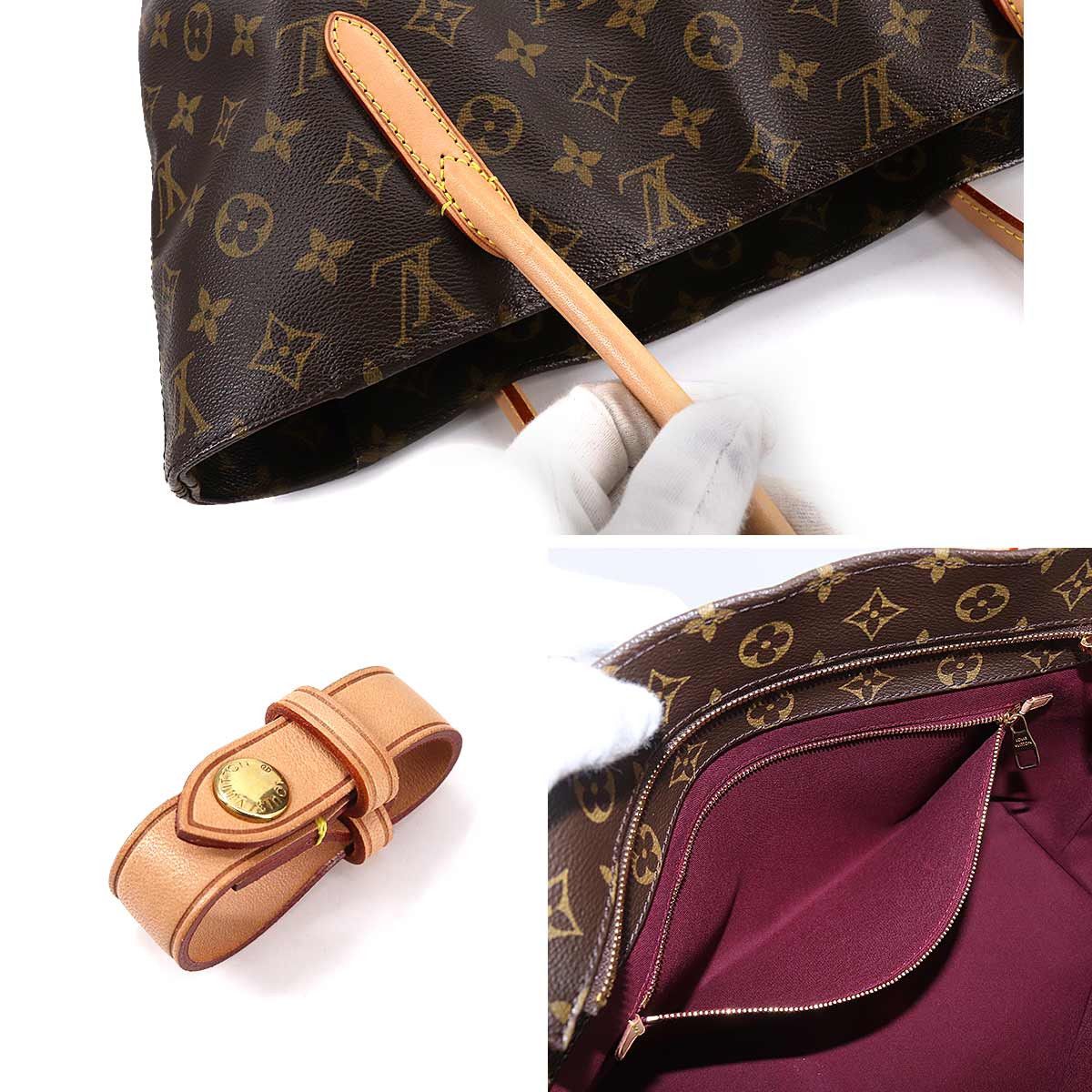 Louis Vuitton Monogram Raspail PM Shoulder Bag Brown Gold Hardware