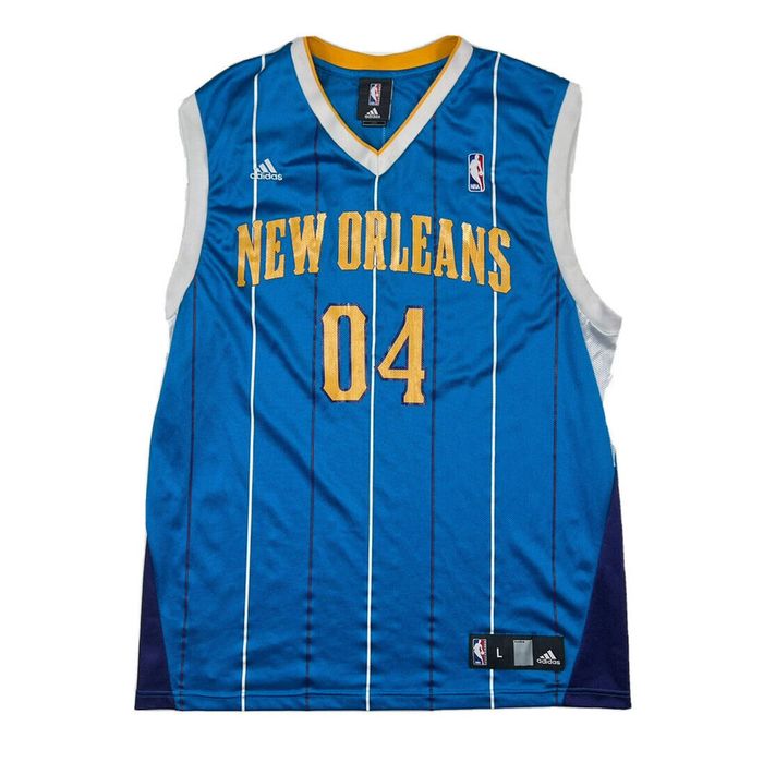 Adidas New Orleans Hornets Jersey Large Mens Adidas Henderson NBA | Grailed