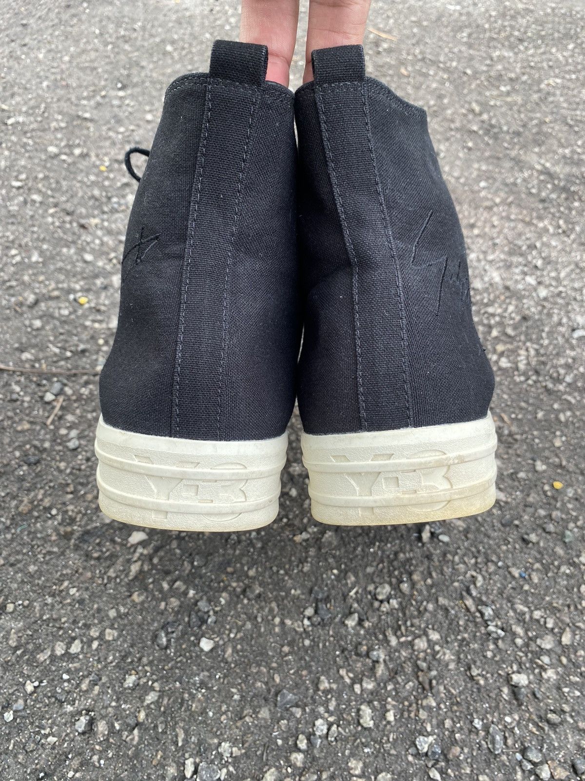 Yohji Yamamoto Y-3 x Adidas Yuben Hi Black Yohji Yamamoto Size US 12.5 / EU 45-46 - 6 Thumbnail