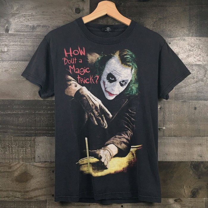 Vintage Y2K Vintage Joker The Dark Knight T Shirt DC Comics Batman ...