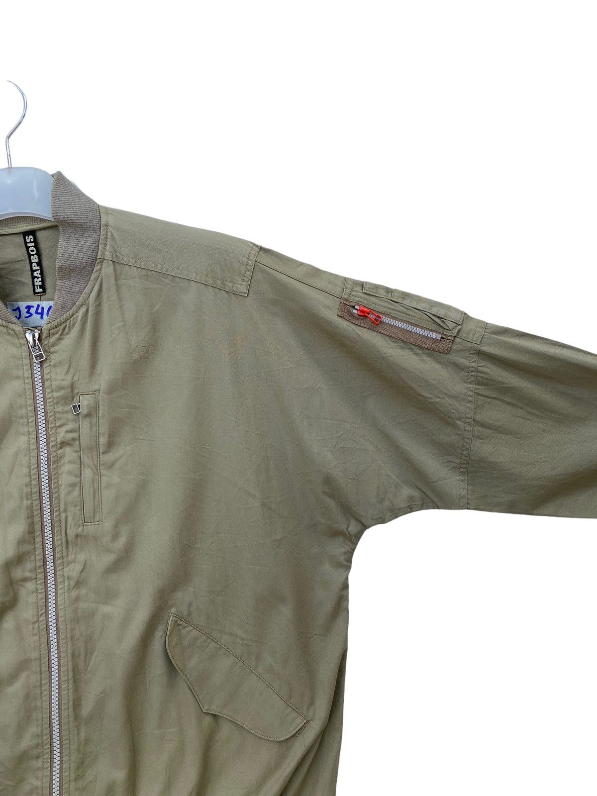 Frapbois Frapbois Issey Miyake Bomber Jacket Style Size US L / EU 52-54 / 3 - 6 Thumbnail