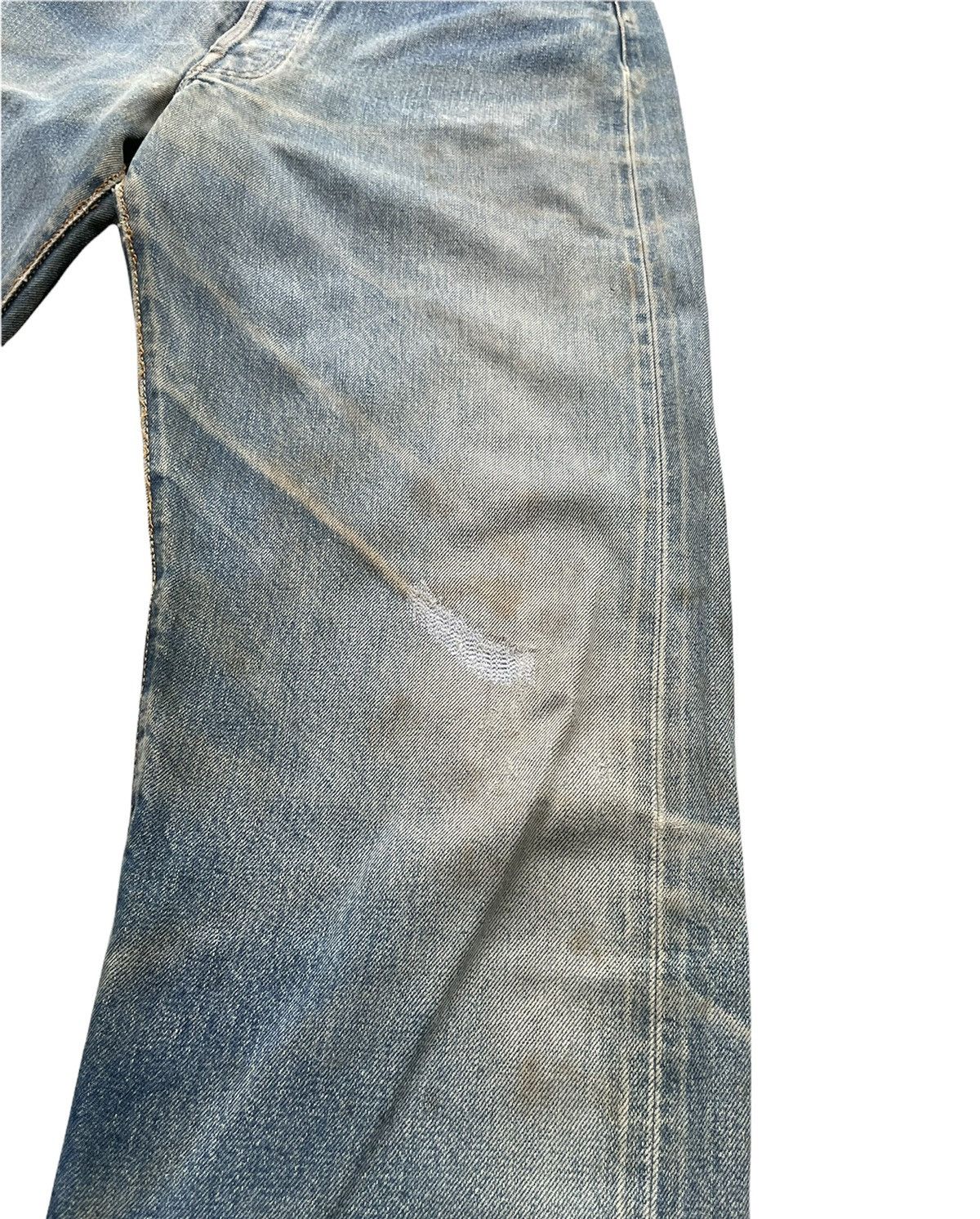 Levi's Vintage Levis 501e Redline 1993 Aging Faded & Rework Denim Size US 30 / EU 46 - 3 Thumbnail