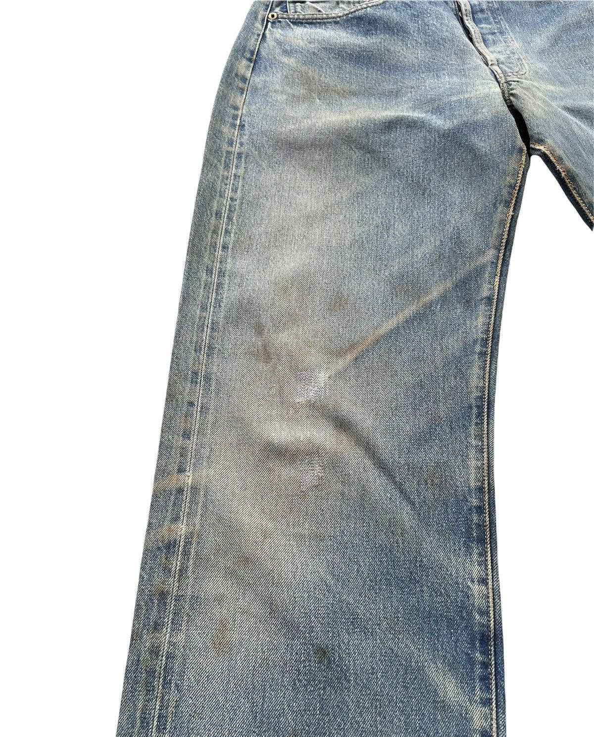 Levi's Vintage Levis 501e Redline 1993 Aging Faded & Rework Denim Size US 30 / EU 46 - 4 Thumbnail