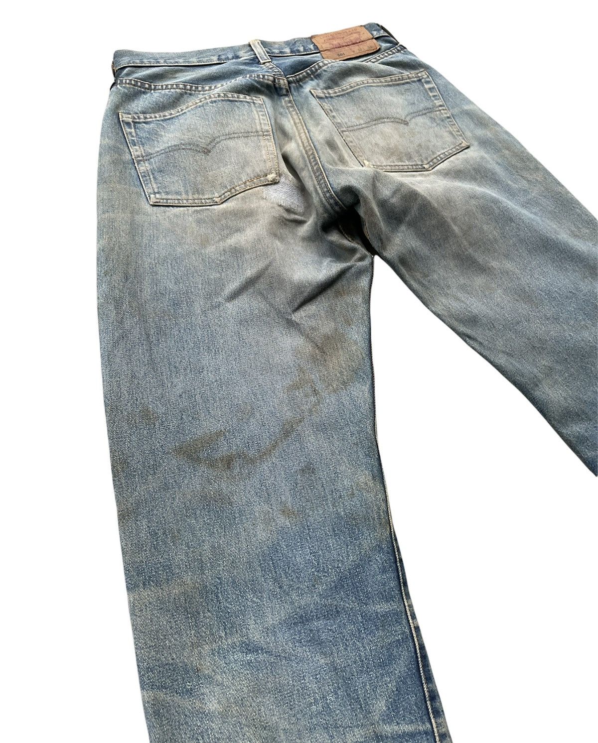Levi's Vintage Levis 501e Redline 1993 Aging Faded & Rework Denim Size US 30 / EU 46 - 9 Thumbnail
