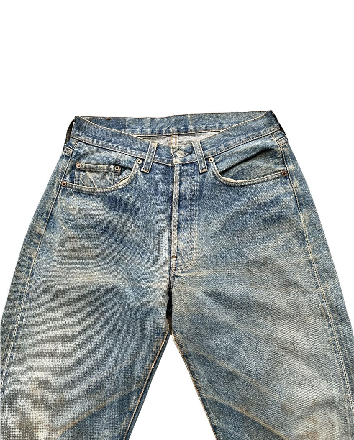 Levi's Vintage Levis 501e Redline 1993 Aging Faded & Rework Denim Size US 30 / EU 46 - 5 Thumbnail