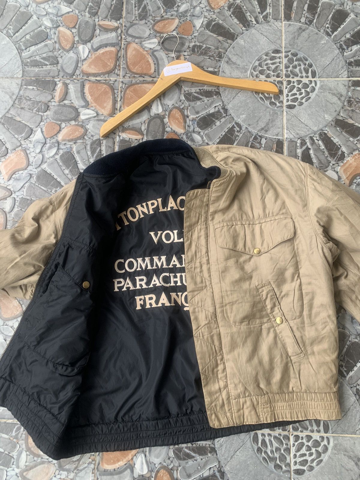 PPFM × Vintage Vintage PPFM Reversible Bomber Flight Jacket Size US M / EU 48-50 / 2 - 4 Thumbnail