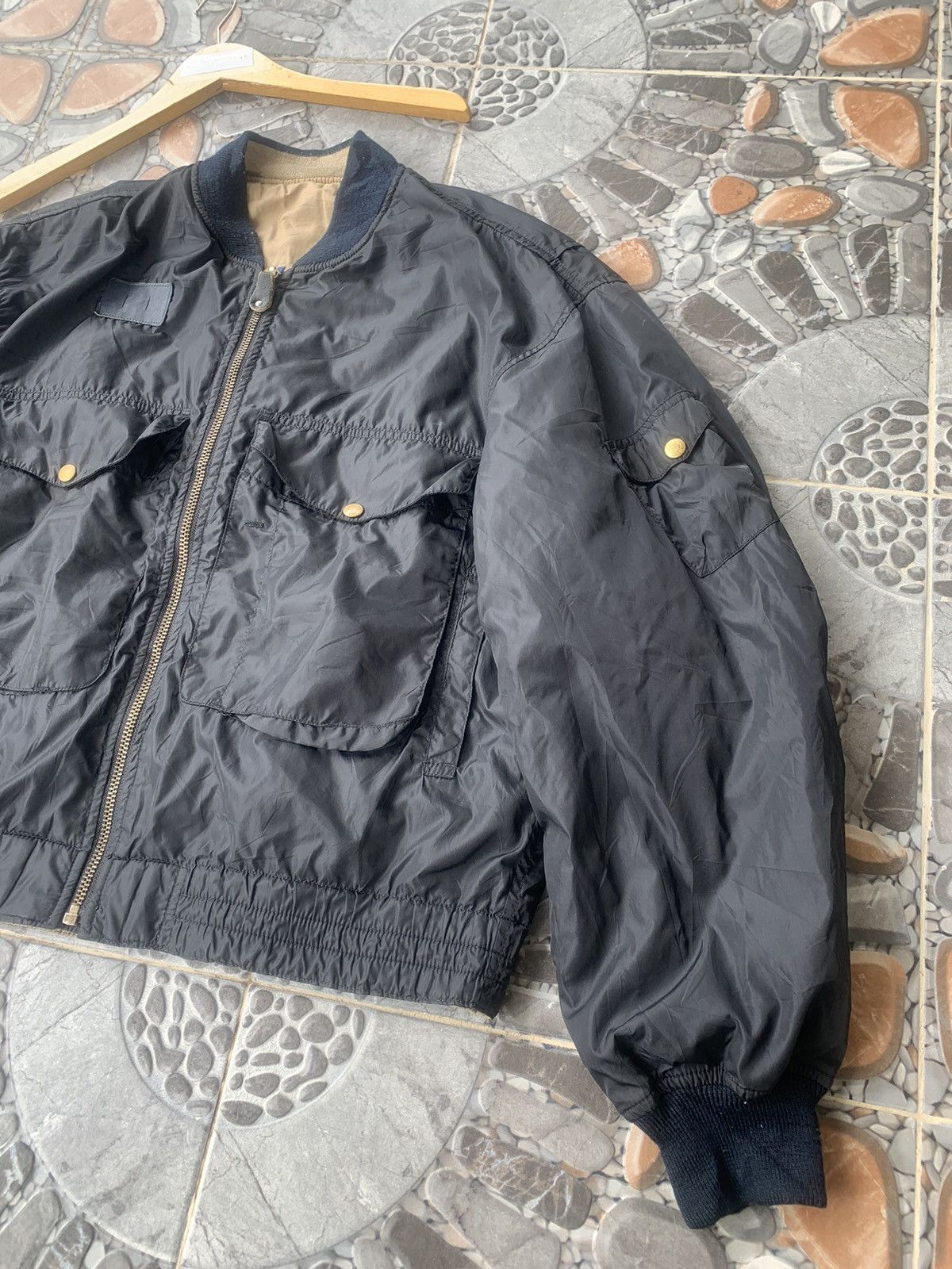 PPFM × Vintage Vintage PPFM Reversible Bomber Flight Jacket Size US M / EU 48-50 / 2 - 5 Thumbnail