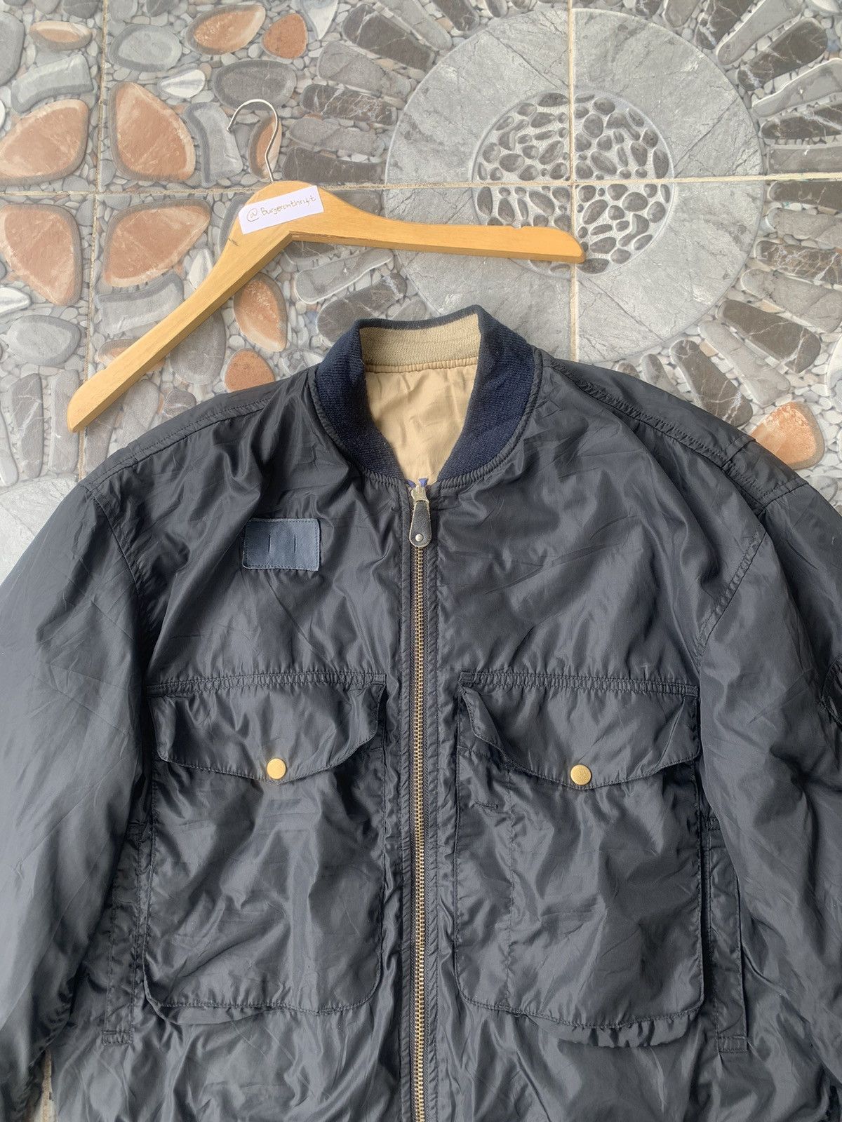 PPFM × Vintage Vintage PPFM Reversible Bomber Flight Jacket Size US M / EU 48-50 / 2 - 7 Thumbnail