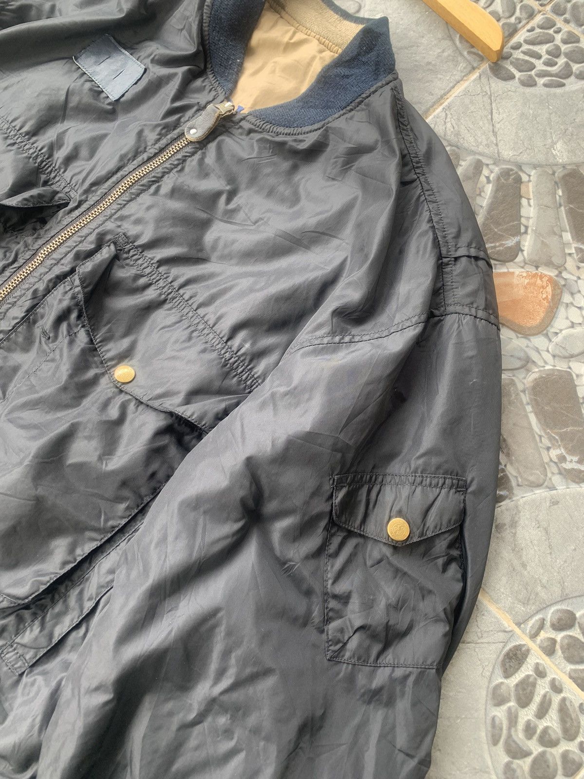 PPFM × Vintage Vintage PPFM Reversible Bomber Flight Jacket Size US M / EU 48-50 / 2 - 8 Thumbnail