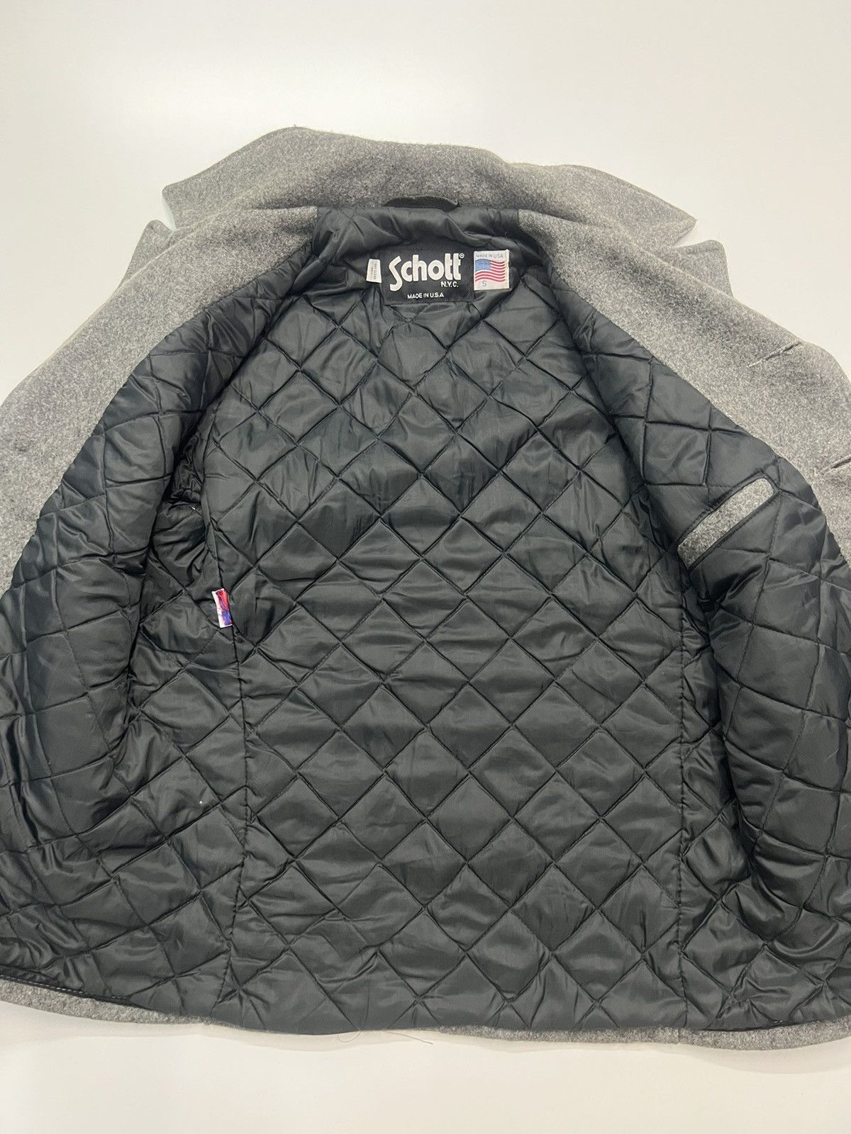 Schott × Vintage 🔥VINTAGE SCHOTT WOOL JACKET Size US S / EU 44-46 / 1 - 10 Thumbnail
