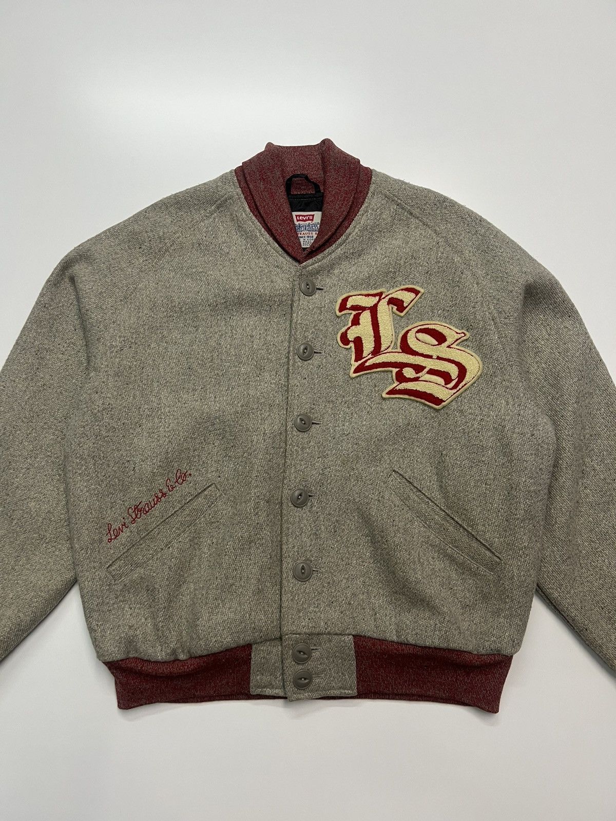 Levi's 🔥VINTAGE LEVI STRAUSS & CO. BOMBER JACKET Size US M / EU 48-50 / 2 - 1 Thumbnail